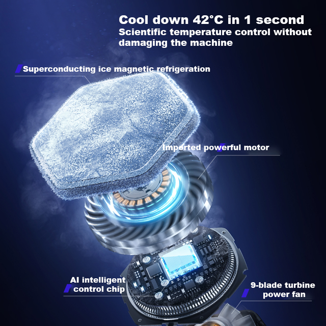 Hot superconducting ice porcelain fast cooling mobile phone magnetic cooler tablet computer mobile phone game cooler