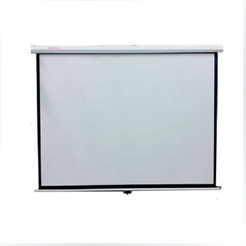 Wall mount IR Rf Remote control electric projector screen motor motorized 60 72 84 inch  projection screen