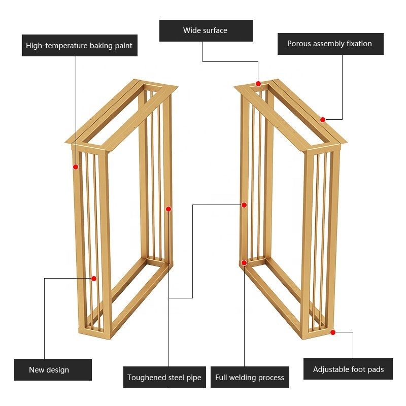 LEJIA Hardware Metal Furniture Leg Wrought Iron Stainless Steel Legs for Tables Cast Iron Coffee Table Base