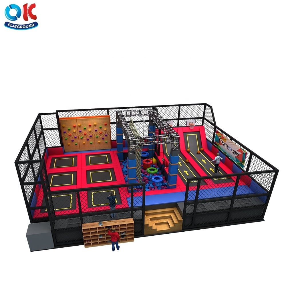 OK Playground Mini Indoor Trampoline Park for Kids