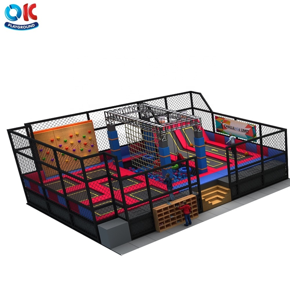 OK Playground Mini Indoor Trampoline Park for Kids