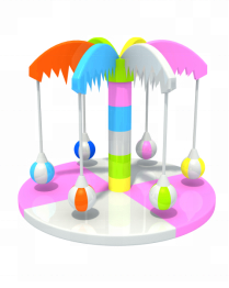 Indoor Games Carousel Soft Play Accessories Of Indoor Playground Electric Toys