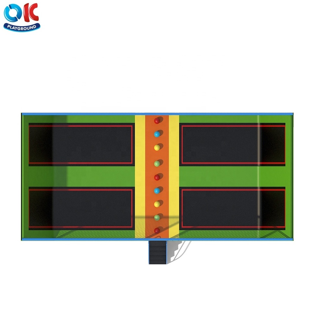 OK Playground Play Center Area Slam Dunk Basketball Custom Dodgeball Trampoline