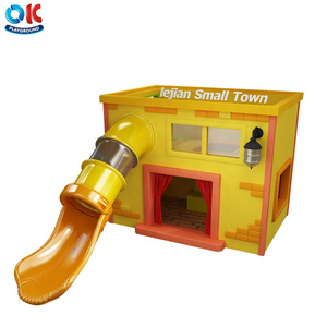 OK Playground kids soft  Indoor playhouse with slide