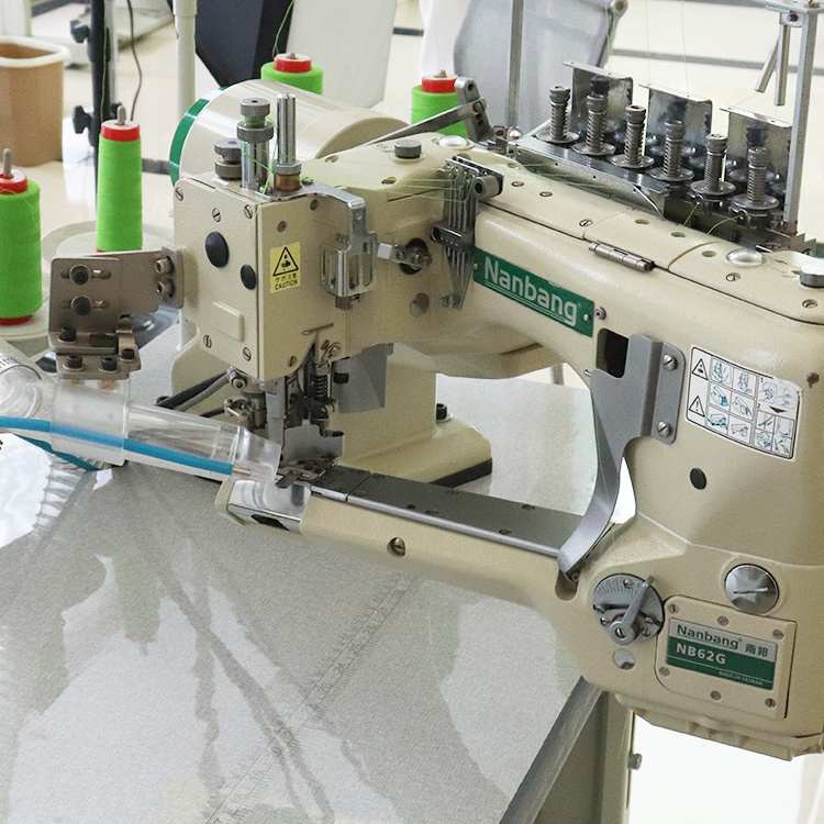 China Made Special Cylinder Bed Industrial Multineedle Sewing Machine High-class Table Stand