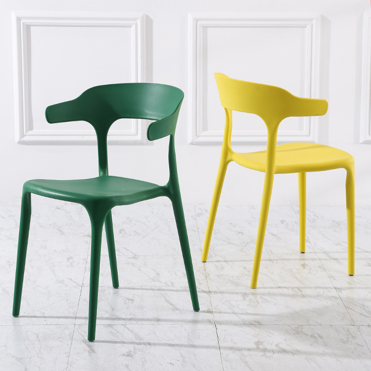 Free Sample Colored Pp Modern Cheap Wholesale Monoblock Seat Heavi Duti Stackable Ergonom Plastic Chair With Steel Leg