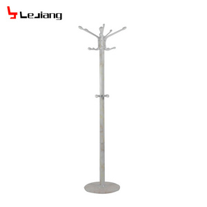 metal rotating hanger marbleize paper and base stand coat hanger/floor standing coat rack