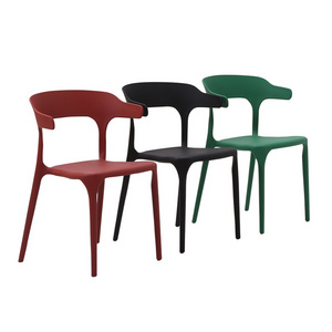 Free Sample Colored Pp Modern Cheap Wholesale Monoblock Seat Heavi Duti Stackable Ergonom Plastic Chair With Steel Leg