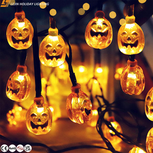 Battery operated Halloween decoration waterproof luminous pumpkin led string light