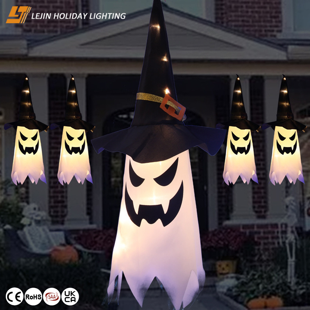 Selling origin Halloween Hanging Ghost Led lights for party decoration