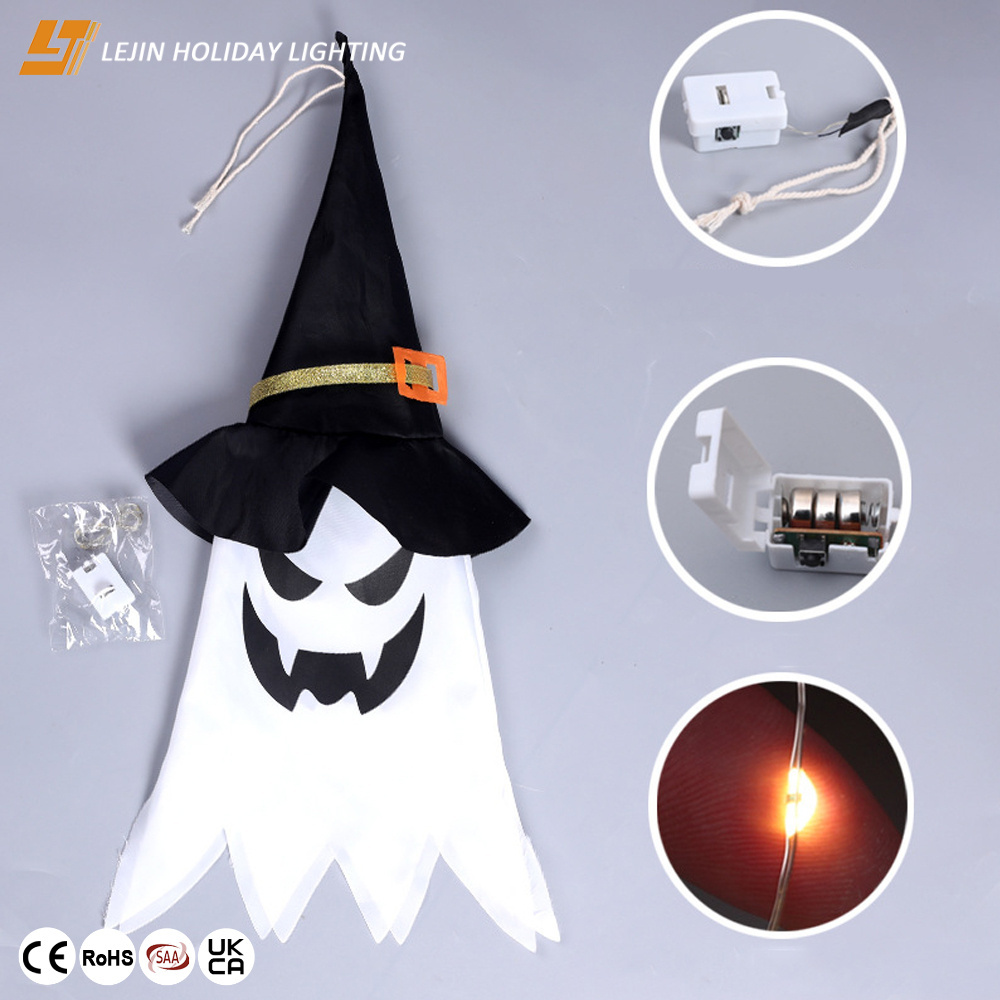 Selling origin Halloween Hanging Ghost Led lights for party decoration