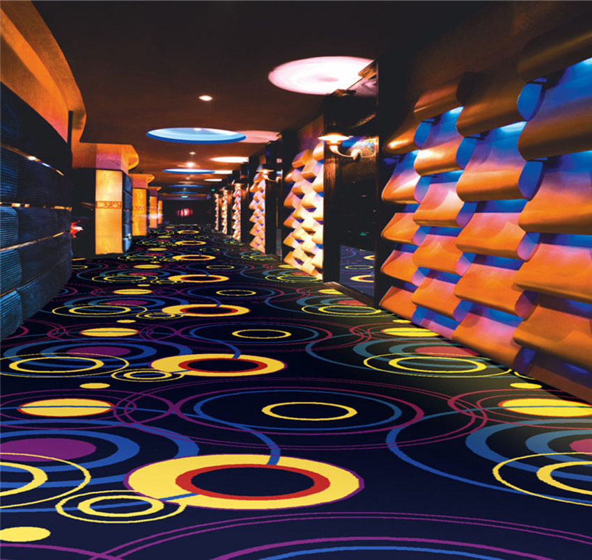 Customized decorative commercial used room hotel carpert wall to wall hotel Lobby carpet for restaurant carpert