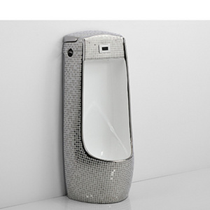 Moden Sliver Cheap bathroom Floor Standing Ceramic Sanitary Ware Urinal Men Ceramic Urinal