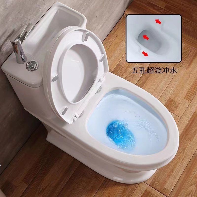 Porcelain Bathroom One Piece Toilets Ceramic Siphon Jet Flushing Toilet Bowl toilet with sink on top washing cistern with basin