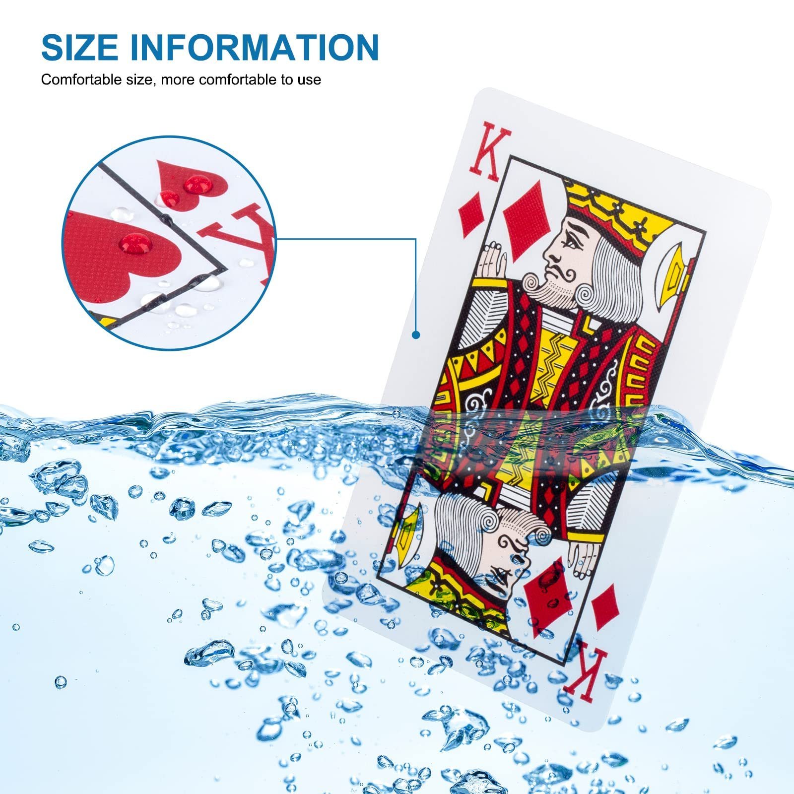 2 Decks Waterproof Playing Cards Poker Customized Pvc Plastic Card Gold Plastic Card High Quality 3 Sets Accept Customized LOGO