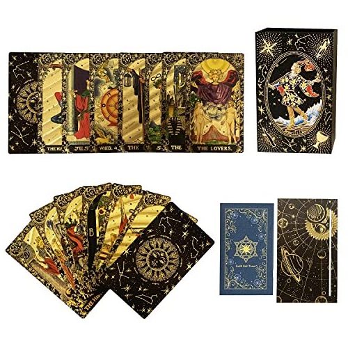 new design Black silver Gold classic printed kintaro for beginners custom tarot card playing card