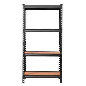 4 tier metal frame MDF wooden shelf garage storage shelves tools sundries shelving rack