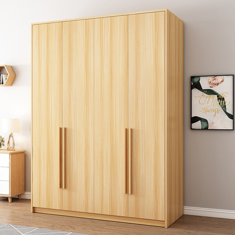 Durable OEM ODM Bedroom Furniture Wardrobe Factory Price Armoire Closet System Wooden Sliding Closet Customized Wardrobe Cabinet