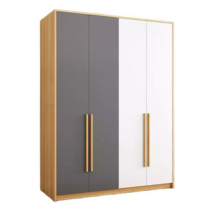 Durable OEM ODM Bedroom Furniture Wardrobe Factory Price Armoire Closet System Wooden Sliding Closet Customized Wardrobe Cabinet