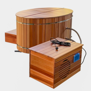 Hot Sale High Quality Custom Made Wooden Barrel Luxury Ice Bath Tub And Showers cold plunge