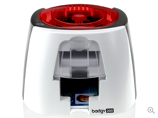 Cheapest small desktop printer Evolis Badgy200 Single Side Color Sublimation plastic PVC ID Card Printer