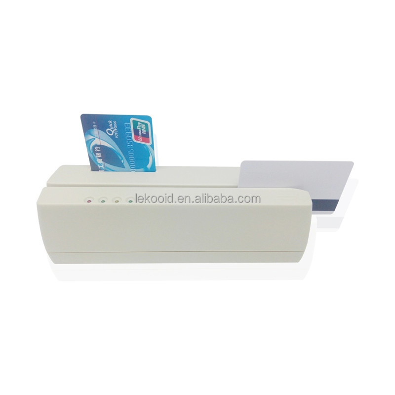 MCR200 magnetic stripe card reader writer for Loco HiCo Track123 EMV Smart IC Chip Card Reader/Writer With SDK