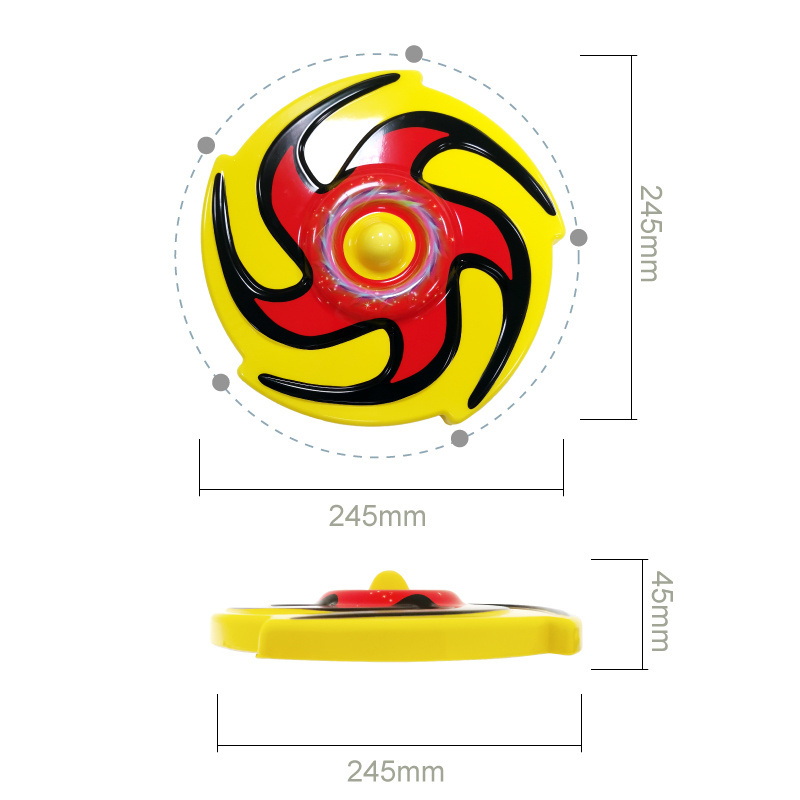 kid outdoor sport game PU foam sky spinner flying disc