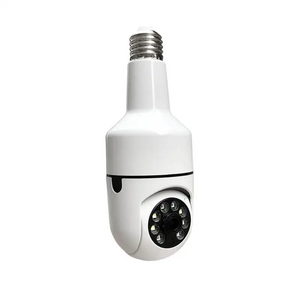 Ceiling Mount AC Power Bulb Light Wireless Camera 90 Degree 360 V380 Pro Wifi Camera Bulb with Camera