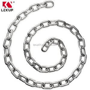 5/16" Boat Anchor Welded Chain Guardrail and Hammock Chain 316 Stainless Steel Link Chain for Boats Sailing Fishing Mooring