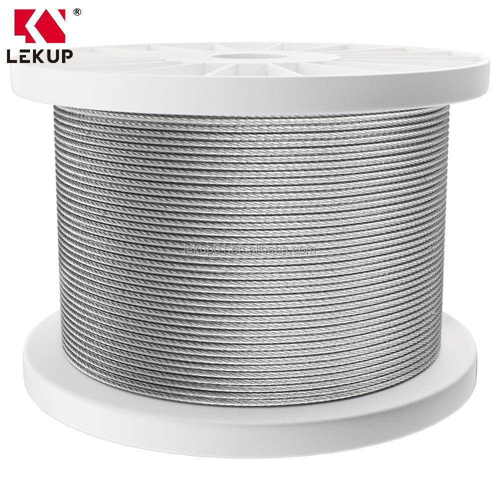 600ft 7x7 T316 Stainless Steel Cable 1/8