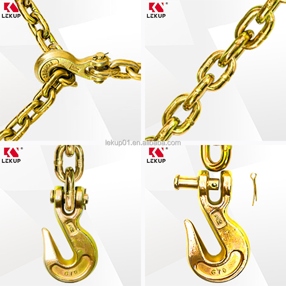 G80 Trailer Safety Chains with 5/16