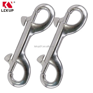 Double Ended Bolt Snap Hook 3-1/2 in 316 Stainless Steel Snap Hook Double End Trigger Snaps Metal Clips