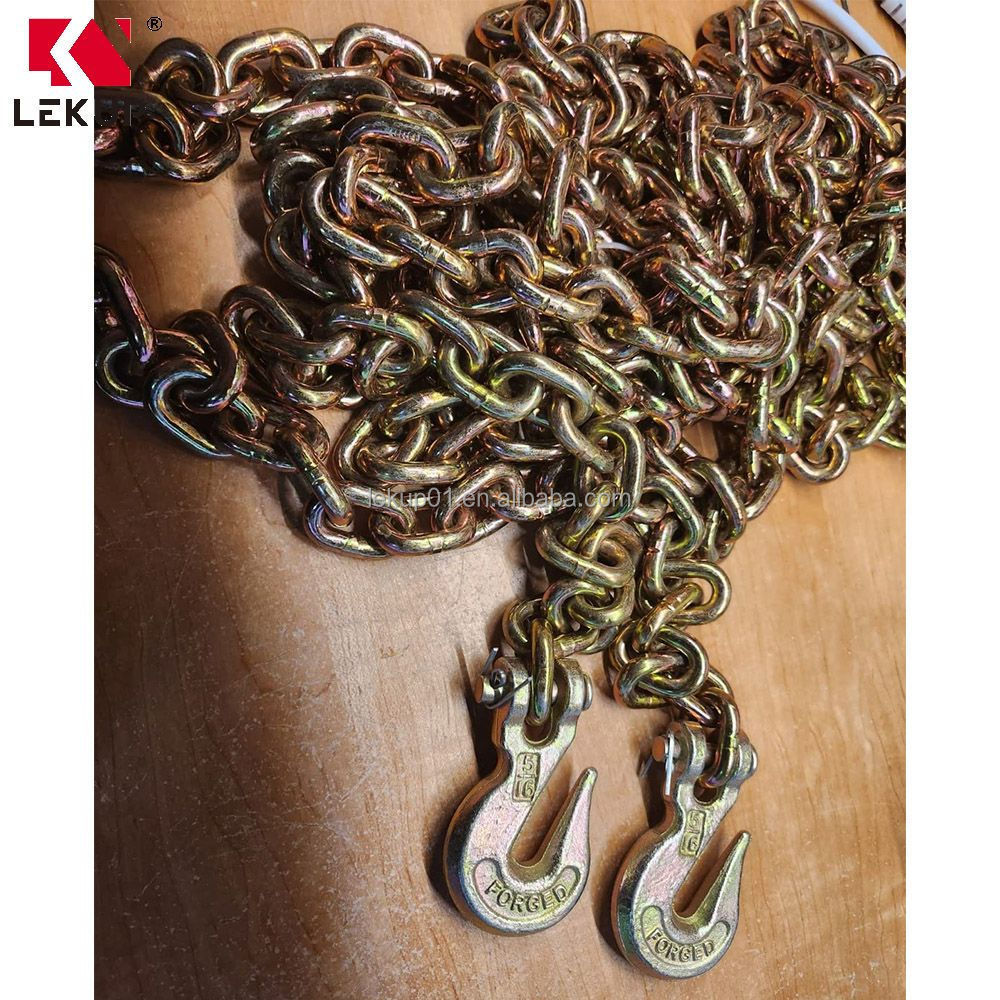 G80 Trailer Safety Chains with 5/16