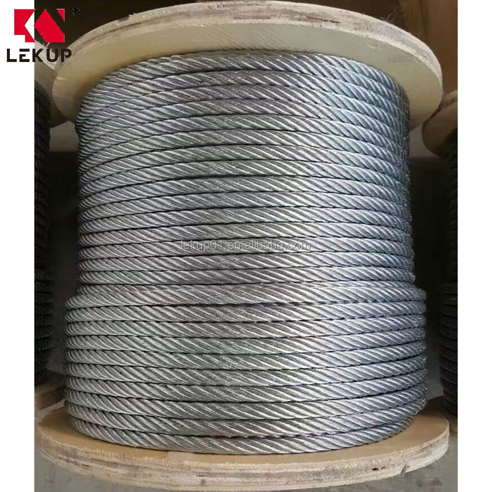 Cable Galvanized 6x19 Aircraft Cable Steel Cable Wire galvanize steel wire rope 6mm