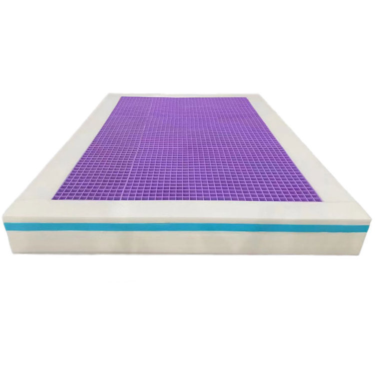 High Air Permeability TPE Silicone topper Mattress Cooling Gel Memory Foam foldable viscoelastic double bed tpe Mattress Topper