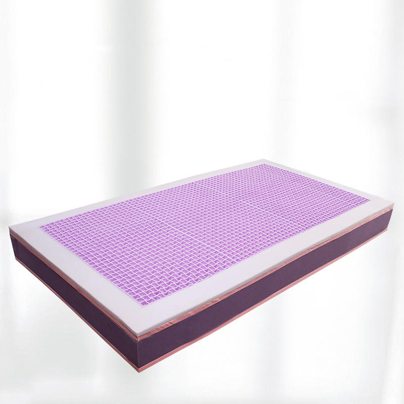 New trends grid mesh cooling gel tpe topper memorial foam insert soft king size custom tpe mattress bed