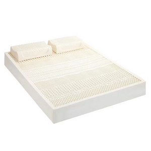 Hypo-allergenic natural rubber euro top full size double bed 75D 85D 90D design soft OEM service full breathable latex mattress