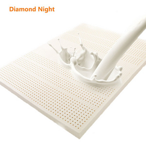 Diamond Night customized king size queen size full body massage nature latex mattress in the box