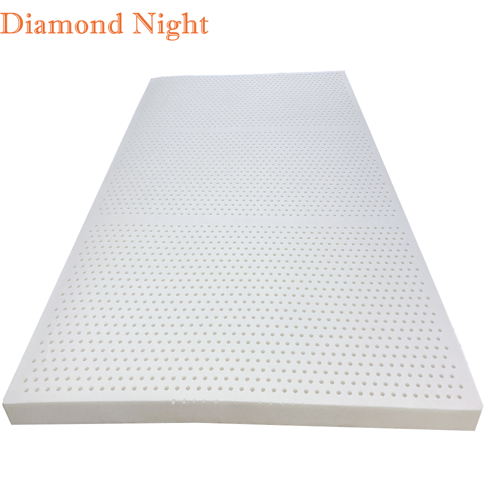 Diamond Night customized king size queen size full body massage nature latex mattress in the box