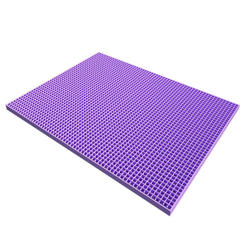 New trends grid mesh cooling gel tpe topper memorial foam insert soft king size custom tpe mattress bed