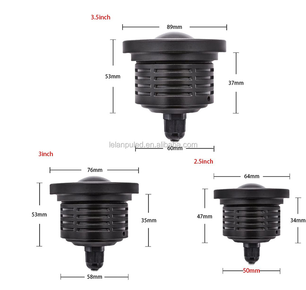 Led Fog light lamp Angle eye halo ring 2.5inch 3inch 3.5inch led fog driving light bulb for Car lighting 12v