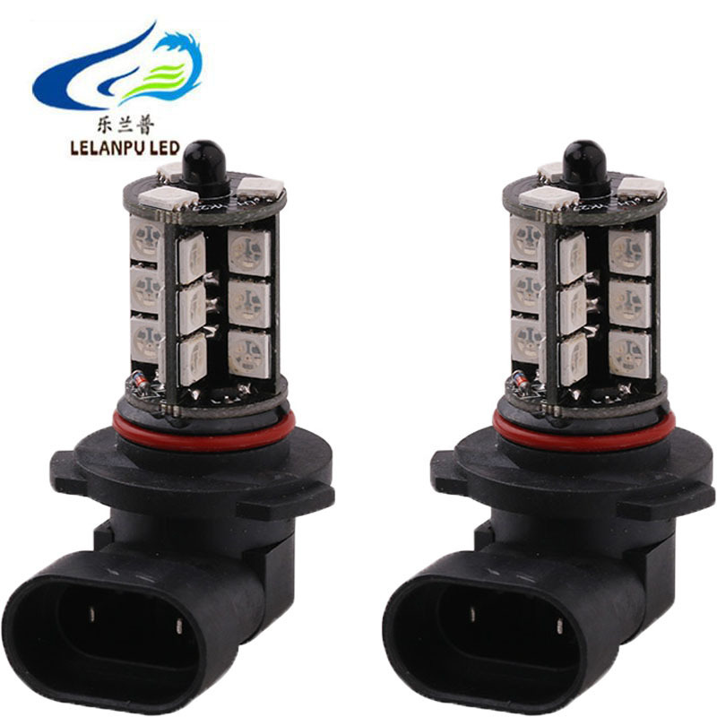 Auto Car Led Fog Light Bulbs 5050 27smd RGB Light Bulb Remote Control H11 H4 H7 880 9005 9006 DRL Headlight Driving Fog Lamp 12V