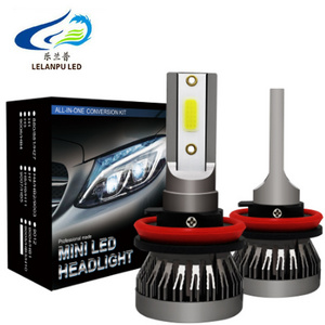 Hot Selling Auto Lighting System Mini Fanless 6000k Others Car Light Mini Led Headlight Car Headlight Bulbs H1 H7 H8 H9 H11 H4