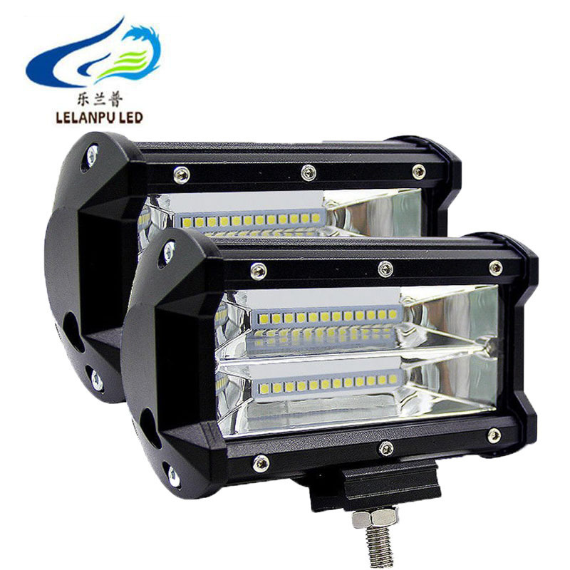 5inch 72W LED Work Light Truck Off Road Spotlight 24LED Universal Car light for ATV UAZ SUV Tractor LED Fog/Driving Lights