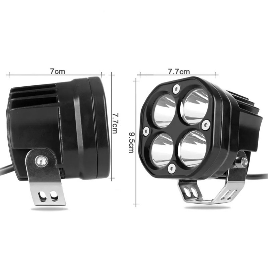 3inch Work Light hi lo beam white amber Fog Light For Offroad 40w 3inch Led fog light