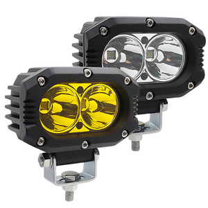 High power 4inch LED Work Light Spot Flood 4x4 dual colour 4inch Motorcycle lights for truck led lamp fog driving lamp