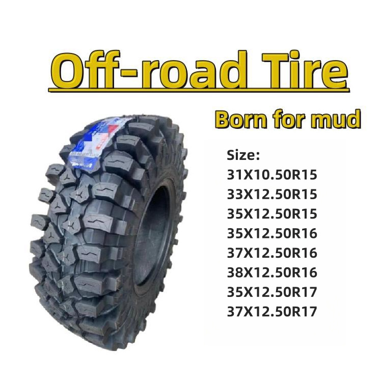 Mud Terrain MT Tyres Tires 31X10.5R15 High quality  Rainforest rock climbing cross-country tire