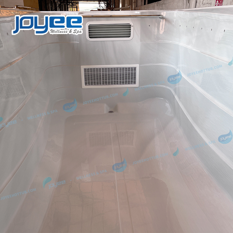 JOYEE Reasonable Price Online Technical Support Used Wholesale Large Endless Colourful Led Light Swim Spa