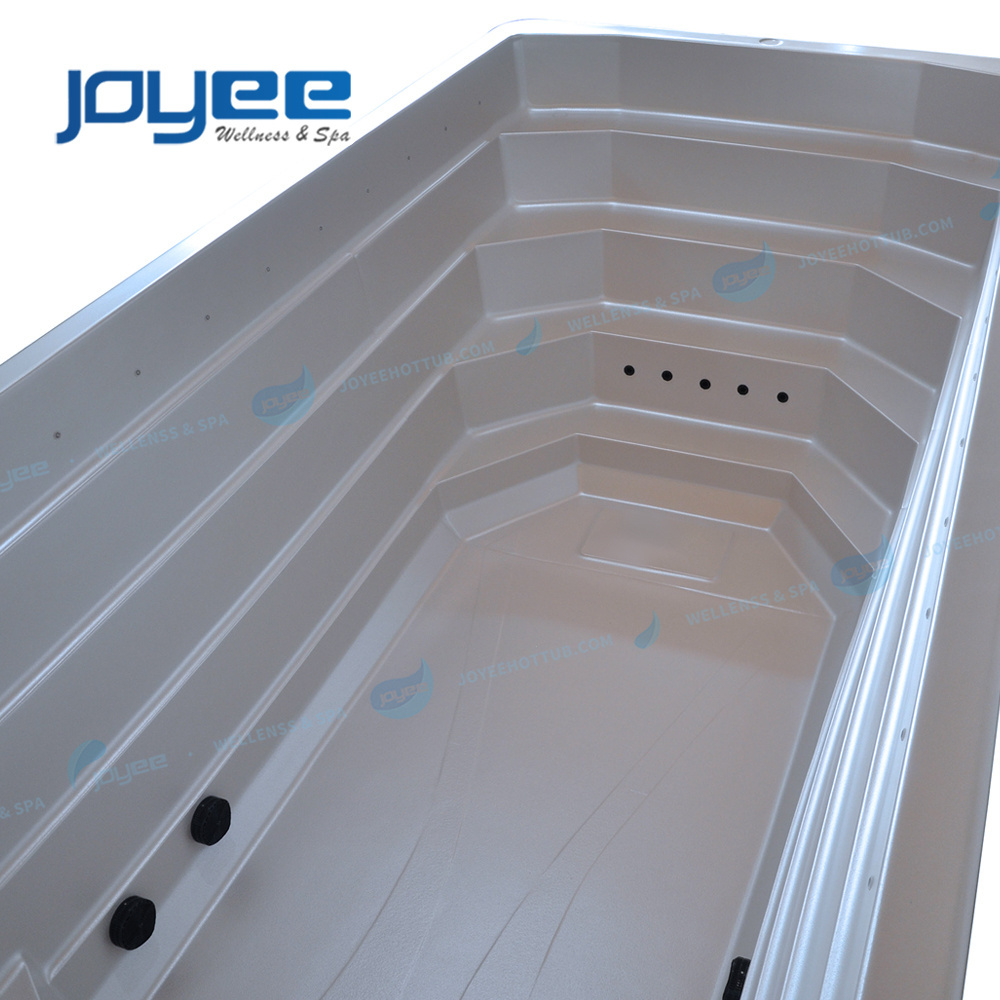 JOYEE Europe Designs 5.8m 20 ft container whirlpool surfing endless pools swimming outdoor swim spa pool