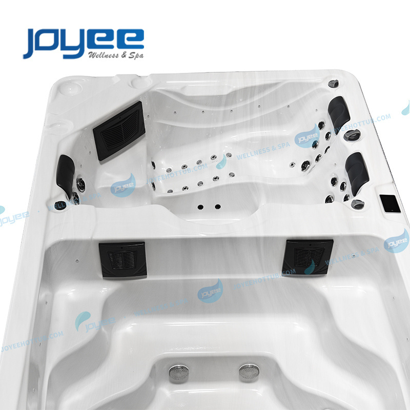 JOYEE Lowest Price 2 Years Passion Freestanding Europe Balboa Swimspa Swim Filter Hot Tub Swimming Pool Spa Tubs